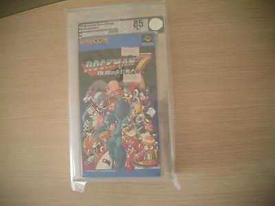 > Vga 85 Rockman Mega Man Megaman 7 Vii Super Famicom Snes New Factory Sealed! < • $1999.99